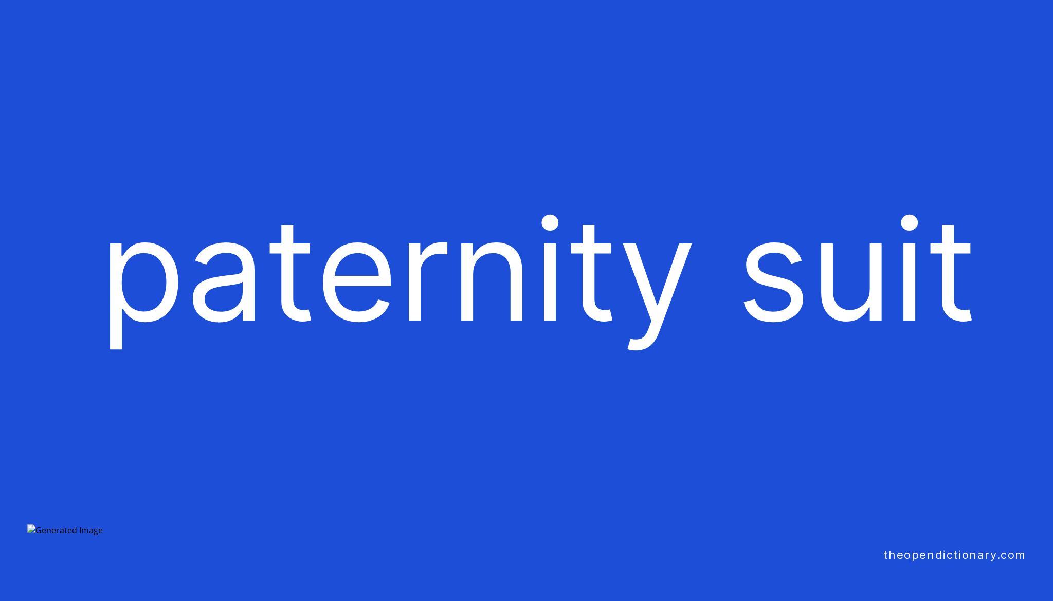 Paternity suit Meaning of Paternity suit Definition of Paternity